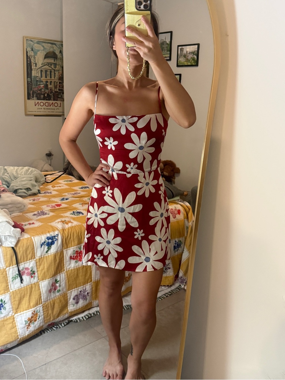 Reformation Kosta silk mini dress - ashbury